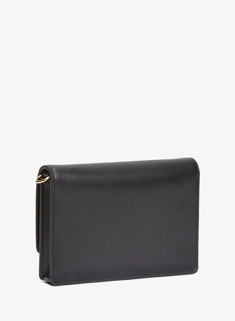 تومي هيلفيغر محفظة بطاقات هيلفيغر آيكون مع سلسلة